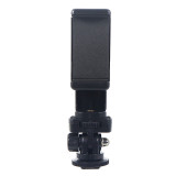 Hot Shoe Mount Adapter with Phone Holder, to 1/4  Screw Monitor Stand Fill Light Holder, Cold Shoe Base DSLR Cameras Accessories shoe mounts