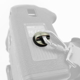 Zinc Alloy D Ring Screw with Rubber Padded, Camera Quick Release Screw, 1/4 -20 Thread for DSLR Shoulder Wrist Strap Sling