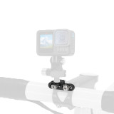 Bike Handlebar Stem Mount for Action Cameras, Bicycle Camera Mount Adapter, Bicycle Stem Front Camera Holder with Shoulder Bolts