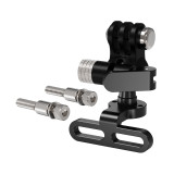 Bike Handlebar Stem Mount for Action Cameras, Bicycle Camera Mount Adapter, Bicycle Stem Front Camera Holder with Shoulder Bolts