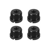Universal Aluminum Conversion Screw 1/4  3/8  Female to 5/8  Male Thread 5/8-11 for DSLR Tripod 5/8-27 for Microphone Adapter Mic Stand