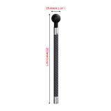 Selfie Stick Carbon Fiber Extension Pole 1/4  Screw Extended Rod for OS-MO 360/Gopro 13 12 Insta360 X4 Go 2 Action Camera FOV Mount