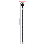 Selfie Stick Carbon Fiber Extension Pole 1/4  Screw Extended Rod for OS-MO 360/Gopro 13 12 Insta360 X4 Go 2 Action Camera FOV Mount