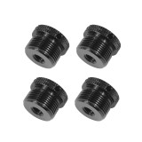 Universal Aluminum Conversion Screw 1/4  3/8  Female to 5/8  Male Thread 5/8-11 for DSLR Tripod 5/8-27 for Microphone Adapter Mic Stand