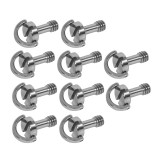 1/4 inch Screw D-ring Camera Mount Screw Quick Release Plate Mount Tripod Monopod Ballhead Fixed Adapter Photography Accessories