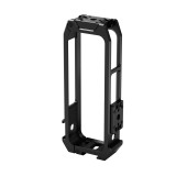 Camera Cage for Action 5 Pro/4/3 & X5, Aluminum Protective Case Frame with 1/4'' Screw Hole, Magnetic Quick Release Base & Cold Shoe Mount