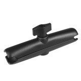 Double Socket Arm Compatible with 25mm Ball Head and Bike Motorcycle Phone Holder, Aluminum Ball Head Mount Clamp, Camera Extension Arm 5CM Connecting Rod