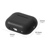 Silicone Case Cover Compatible with Air Pods Pro 2/4, Shock-Proof Headphone Protective Cover Silicone Skin with Front LED Light Visible, Carabiner/Lanyard