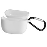 Silicone Case Cover Compatible with Air Pods Pro 2/4, Shock-Proof Headphone Protective Cover Silicone Skin with Front LED Light Visible, Carabiner/Lanyard