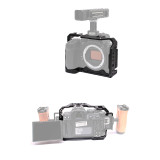 Aluminum Camera Cage Protective Case Compatible with Z5/Z5II/Z6/Z6II/Z6III/Z7/Z7II, Expansion Frame with 1/4'' Screw Hole & Cold Shoe for Stabilizer Handle