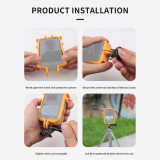 Camera Cage for Osmo 360 with Mount Adapter, Camera Case Protective Frame Expansion Housing Shell with Cold Shoe for Light Microphone Accessories