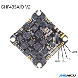 JHEMCU GHF435AIO V2 20A F435 2-4S AIO Flight Controller with ELRS 2.4G for FPV Drones