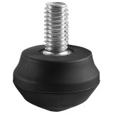 3 Pcs Universal Rubber Tripod Feet, Anti-Slip Tripod Foot Spike with 3/8  Screw Detachable Support Pad for Camera Tripods Replacement Parts