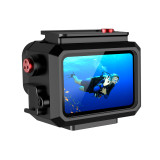 80M Aluminum Waterproof Case for Ace Pro/Ace Pro 2, Underwater Camera Diving Case with Magnetic Mount Adapter, Camera Diving Protective Housing Shell 