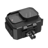 80M Aluminum Waterproof Case for Ace Pro/Ace Pro 2, Underwater Camera Diving Case with Magnetic Mount Adapter, Camera Diving Protective Housing Shell 