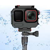 80M Aluminum Waterproof Case for Ace Pro/Ace Pro 2, Underwater Camera Diving Case with Magnetic Mount Adapter, Camera Diving Protective Housing Shell 