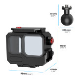 80M Aluminum Waterproof Case for Ace Pro/Ace Pro 2, Underwater Camera Diving Case with Magnetic Mount Adapter, Camera Diving Protective Housing Shell 