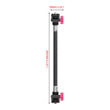 Selfie Stick Carbon Fiber Extension Pole 1/4  Screw Extended Rod for OS-MO 360/Gopro 13 12 Insta360 X4 Go 2 Action Camera FOV Mount