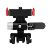 Helmet Camera Mount, Quick Release Adapter Mount Base Compatible with Gopro 13-8, Ins ACE Pro2/1, GO 3S/3, Pocket 3/ Pocket 4, Camera Backpack Holder