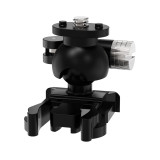 Helmet Camera Mount, Quick Release Adapter Mount Base Compatible with Gopro 13-8, Ins ACE Pro2/1, GO 3S/3, Pocket 3/ Pocket 4, Camera Backpack Holder
