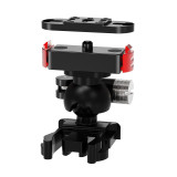 Helmet Camera Mount, Quick Release Adapter Mount Base Compatible with Gopro 13-8, Ins ACE Pro2/1, GO 3S/3, Pocket 3/ Pocket 4, Camera Backpack Holder