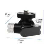 Helmet Camera Mount, Quick Release Adapter Mount Base Compatible with Gopro 13-8, Ins ACE Pro2/1, GO 3S/3, Pocket 3/ Pocket 4, Camera Backpack Holder