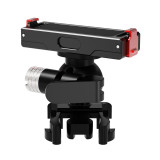 Helmet Camera Mount, Quick Release Adapter Mount Base Compatible with Gopro 13-8, Ins ACE Pro2/1, GO 3S/3, Pocket 3/ Pocket 4, Camera Backpack Holder