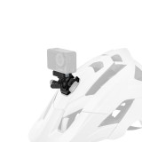 Helmet Camera Mount, Quick Release Adapter Mount Base Compatible with Gopro 13-8, Ins ACE Pro2/1, GO 3S/3, Pocket 3/ Pocket 4, Camera Backpack Holder