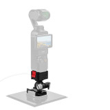 Helmet Camera Mount, Quick Release Adapter Mount Base Compatible with Gopro 13-8, Ins ACE Pro2/1, GO 3S/3, Pocket 3/ Pocket 4, Camera Backpack Holder