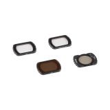 Magnetic Filter Set Compatible with Osmo Pocket 3 Accessories, UV, CPL, ND8-256 Polarizer Filter with HD Multi Coated Optical Glass, Aluminum Frame