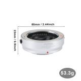 4/3-M4/3 Lens Adapter, Electronic Lens Auto Focus Adapter Compatible with Oly-mpus/Pa-nasonic 4/3 Len to M4/3 Micro Camera