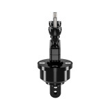 Motorcycle Handlebar Clamp Camera Mount, 360° Rotating  Aluminum Camera Sliding Bracket Clip 15mm~35mm Compatible with Hero Series, Osmo Action 5, X5, Ace Pro