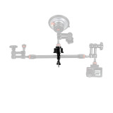 Motorcycle Handlebar Clamp Camera Mount, 360° Rotating  Aluminum Camera Sliding Bracket Clip 15mm~35mm Compatible with Hero Series, Osmo Action 5, X5, Ace Pro