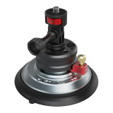 4-inch Suction Cup Holder Quick Release Large Suction Vacuum Fixed Base for Cell Phone SLR Sports Camera