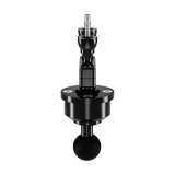 Motorcycle Handlebar Clamp Camera Mount, 360° Rotating  Aluminum Camera Sliding Bracket Clip 15mm~35mm Compatible with Hero Series, Osmo Action 5, X5, Ace Pro