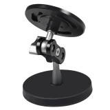 D66mm Magnetic Camera Mount with 360° Ball Head, Car Strong Magnet Mount Base Phone Holder - Built-in 6 Magnets, Compatible with Hero 13, Action 4, Ins X4/X5