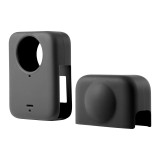 Silicone Protective Case & Screen Protector for Osmo 360, Action Camera Protector Dustproof Anti-scratch Cover, HD Tempered Glass Protective Film Accessories