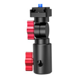 Tripod Quick Release Adapter, Aluminum Tripod Mount Light Stand Holder 1/4 -20 Ball Head Bracket Compatible with Photography Accessories with a Diameter of 10-16mm (Type 5)