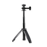 Handheld/Desktop Tripod for Action6/Pocket4/Hero 13, Action 5, Ace pro Extendable Selfie Stick, Action Camera Live Recording Support Stand with Cold Shoe Mount for Flash/Microphone