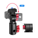Tripod Quick Release Adapter, Aluminum Tripod Mount Light Stand Holder 1/4 -20 Ball Head Bracket Compatible with Photography Accessories with a Diameter of 10-16mm (Type 5)