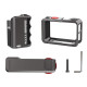 Camera Cage Protective Case, Side Handle & Expansion Plate with Cold Shoe, Magnetic Quick Release Adapter Mount for Action 3/4/5 Pro