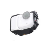 Camera Cage for Ins 360 GO Ultra, Heat Dissipation Protective Case Frame Expansion Adapter Mount, Lightweight Silicone Protective Housing Shell