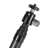 1.5M/3M Camera Selfie Stick, Carbon Fiber 7-Sections Extendable Extension Pole, Lightweight Tripod Telescopic Stick Bracket for Action6/Pocket4/Os-mo 360/Ins X5, Hero 13/12/11