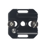  Universal Aluminum Alloy Cold Shoe & Hot Shoe Mount Adapter with Lanyard Hole for Camera