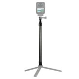 1.5M/3M Camera Selfie Stick, Carbon Fiber 7-Sections Extendable Extension Pole, Lightweight Tripod Telescopic Stick Bracket for Action6/Pocket4/Os-mo 360/Ins X5, Hero 13/12/11