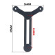 85mm Long Lens Support, Height Adjustable Lens Bracket for DSLR Camera Shoulder Rig, Lens Holder for RS4 RS3 Zh-iyun Micro Bi 2/3 Quick Release Plate