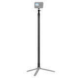 1.5M/3M Camera Selfie Stick, Carbon Fiber 7-Sections Extendable Extension Pole, Lightweight Tripod Telescopic Stick Bracket for Action6/Pocket4/Os-mo 360/Ins X5, Hero 13/12/11
