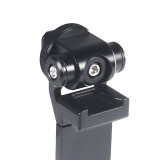 Hot Shoe Mount Adapter with Phone Holder, to 1/4  Screw Monitor Stand Fill Light Holder, Cold Shoe Base DSLR Cameras Accessories shoe mounts