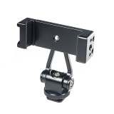 Hot Shoe Mount Adapter with Phone Holder, to 1/4  Screw Monitor Stand Fill Light Holder, Cold Shoe Base DSLR Cameras Accessories shoe mounts