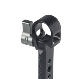 15mm Single Hole Tube Clamp with 1/4'' Threaded Hole Camera Photography Expansion Accessories